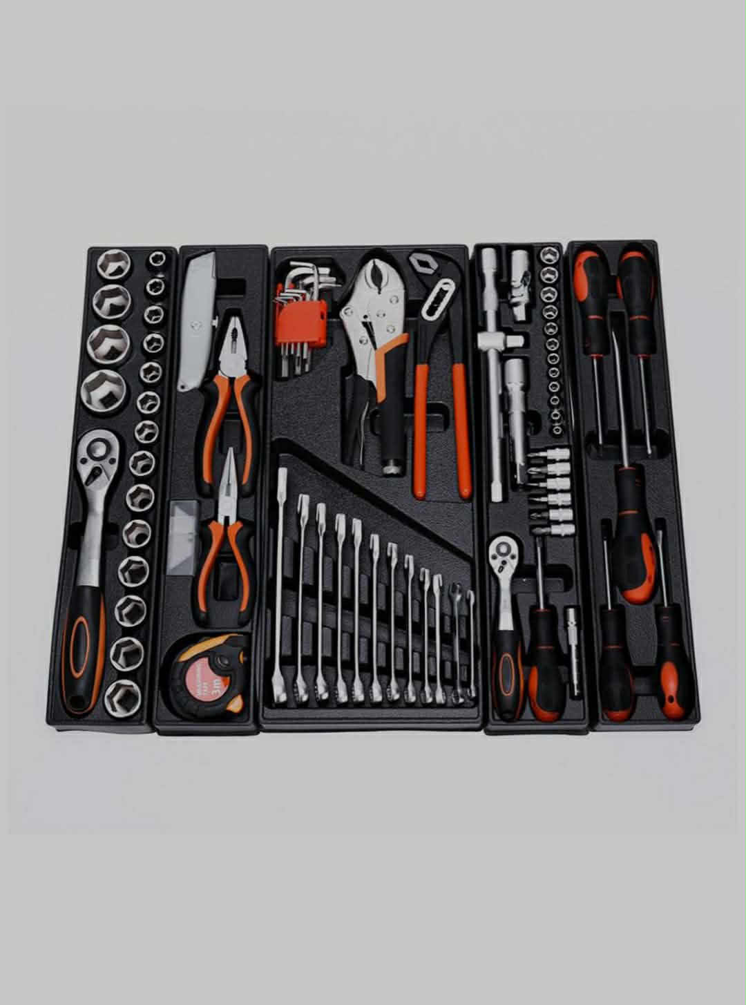 حقيبة الرجل المحترف: 85 قطعة كل ما تحتاجه للإصلاحات المنزلية والميكانيكية في مكان واحد