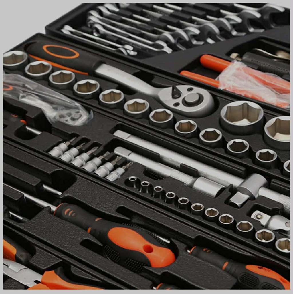 حقيبة الرجل المحترف: 85 قطعة كل ما تحتاجه للإصلاحات المنزلية والميكانيكية في مكان واحد